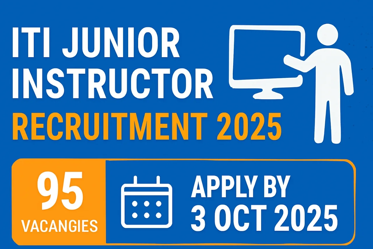 ITI Junior Instructor Permanent Recruitment 2025
