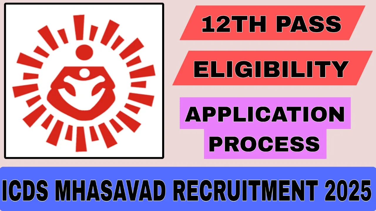 ICDS Mhasavad Recruitment 2025