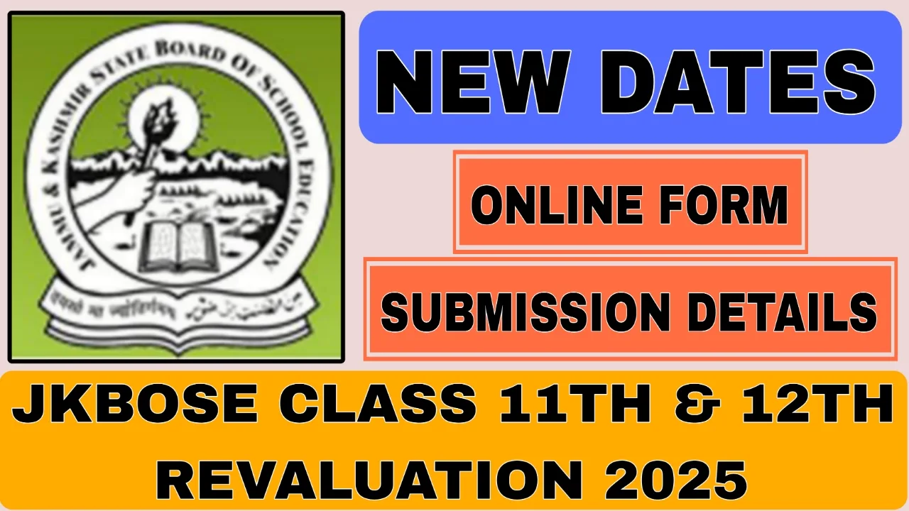 JKBOSE Class 11th & 12th Revaluation 2025